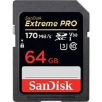 SanDisk 64GB Extreme PRO UHS-I SDXC Memory Card — 21.9€ Photo Emporiki