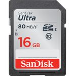 SanDisk 16GB Ultra UHS-I SDHC (Class 10) Κάρτα Μνήμης — 6€ Photo Emporiki