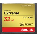 SanDisk Extreme CompactFlash 32GB 120MB/s — 34.9€ Photo Emporiki