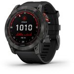 Garmin fenix 7X Solar Slate grey with black band — 599€ Photo Emporiki