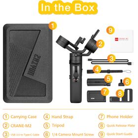 Zhiyun CRANE M2 3-Axis Handheld Gimbal Stabilizer — 212€ Photo Emporiki