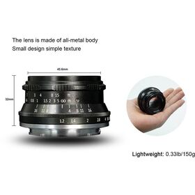 7artisans 35mm f/1.2 Photoelectric (Canon EF-M) — 157€ Photo Emporiki