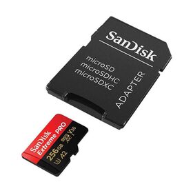 SanDisk Extreme Pro microSD 256GB+SD Adpt 200MB/s A2 V30 UHS-I U3 — 40€ Photo Emporiki