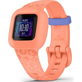 Garmin vivofit jr. 3 Peach Leopard — 95€ Photo Emporiki