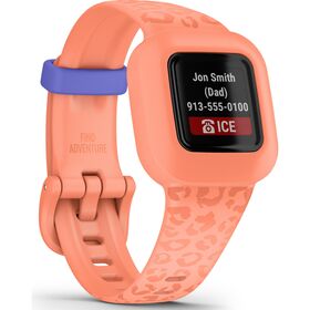 Garmin vivofit jr. 3 Peach Leopard — 95€ Photo Emporiki