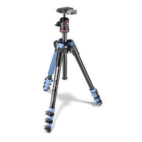 Manfrotto BeFree Travel Τρίποδο με Ball Κεφαλή Light Blue MKBFRA4L-BH — 149€ Photo Emporiki